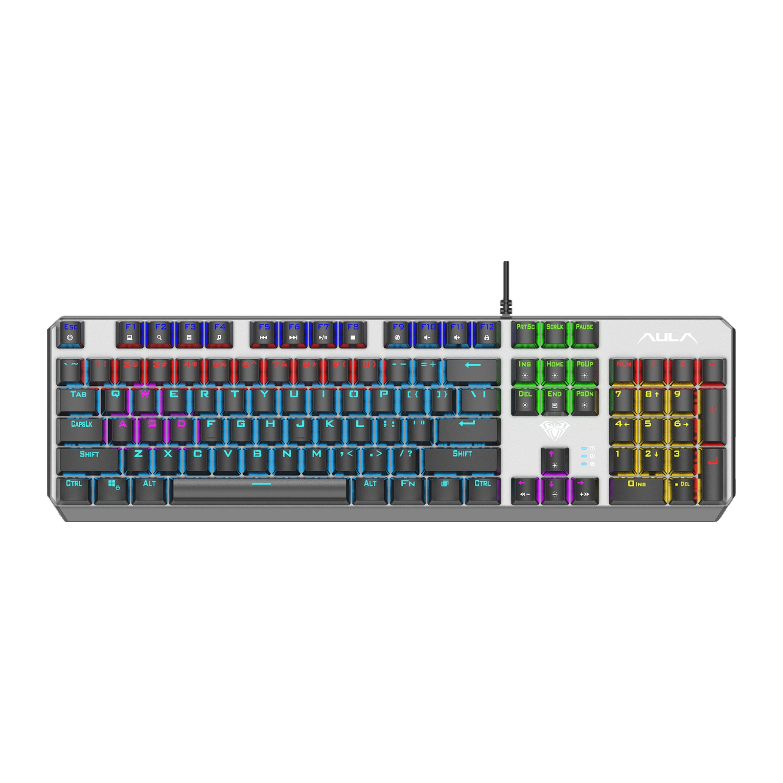 AULA F2066-II, Black & Silver