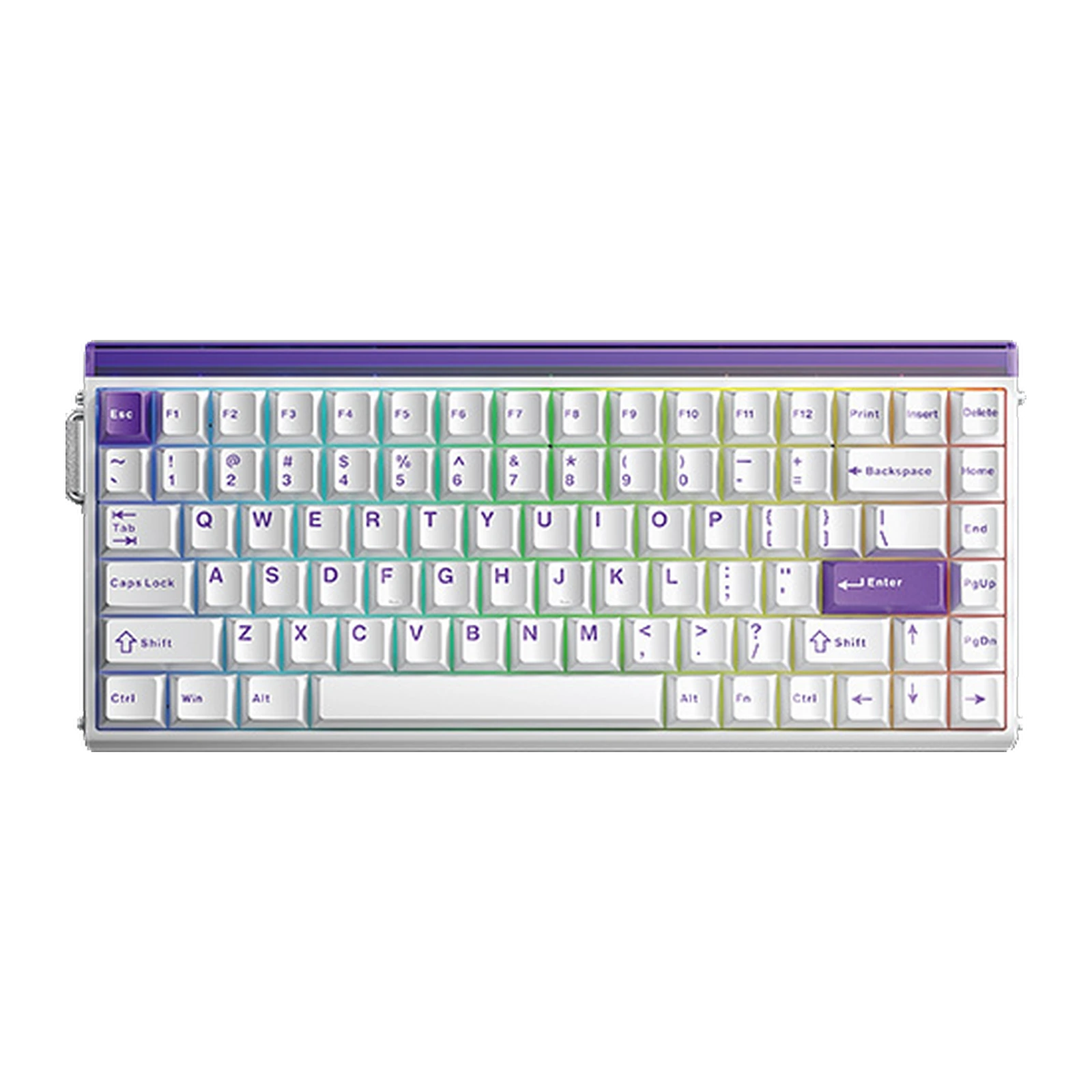 AULA HERO 84 HE, белый с фиолетовым