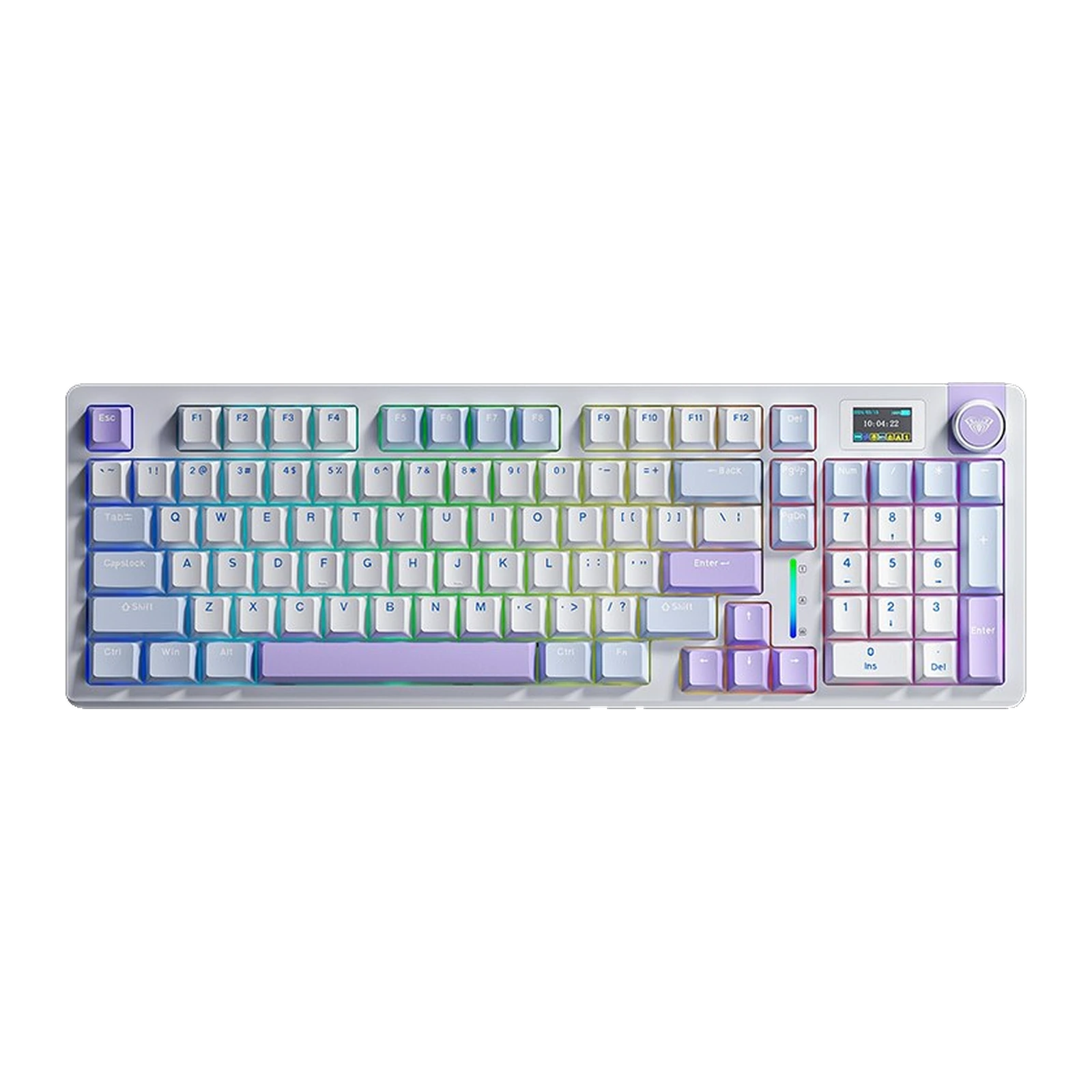 AULA S98 Pro, светло-голубой + белый + тёмно-фиолетовый