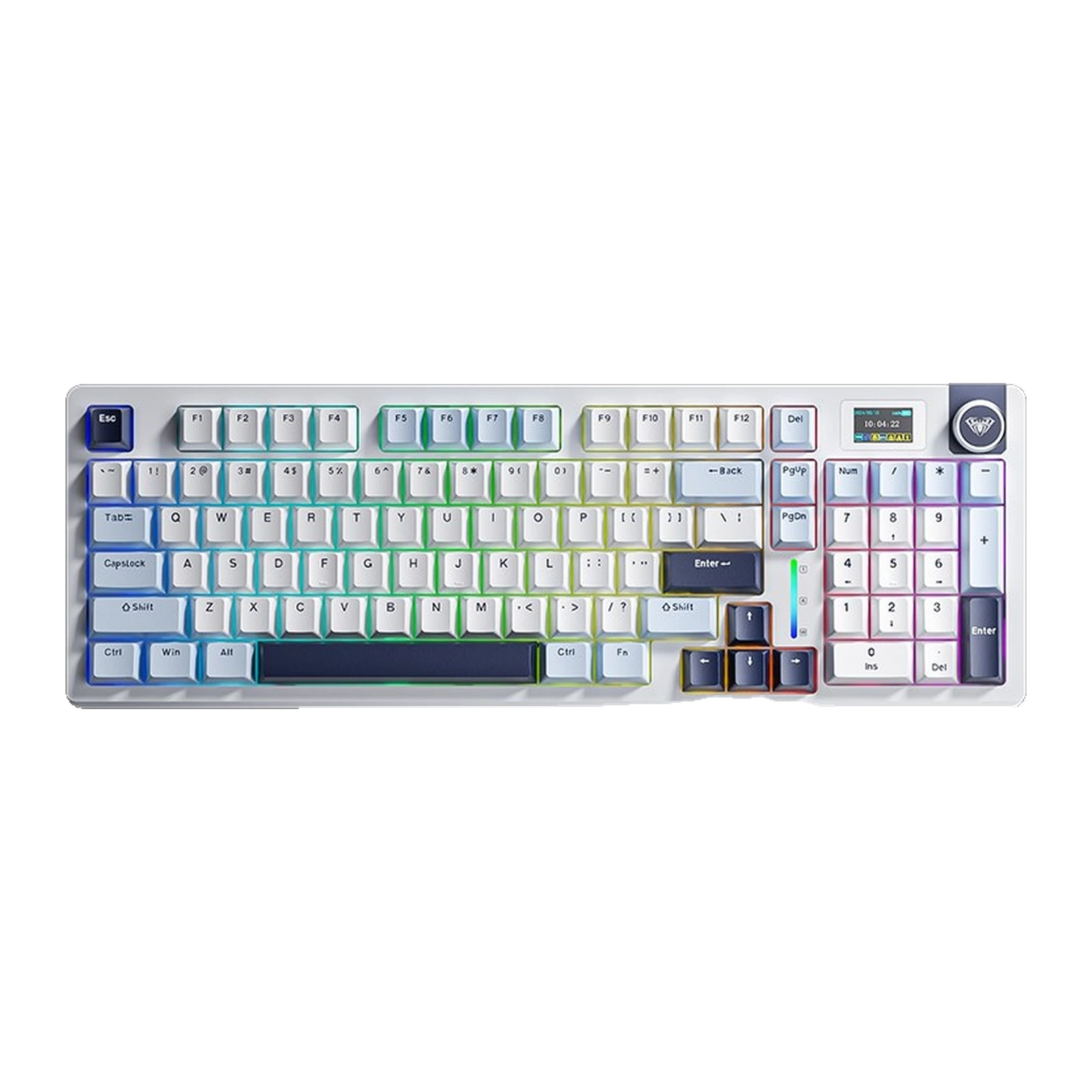 AULA S98 Pro, светло-голубой + белый + чёрно-фиолетовый