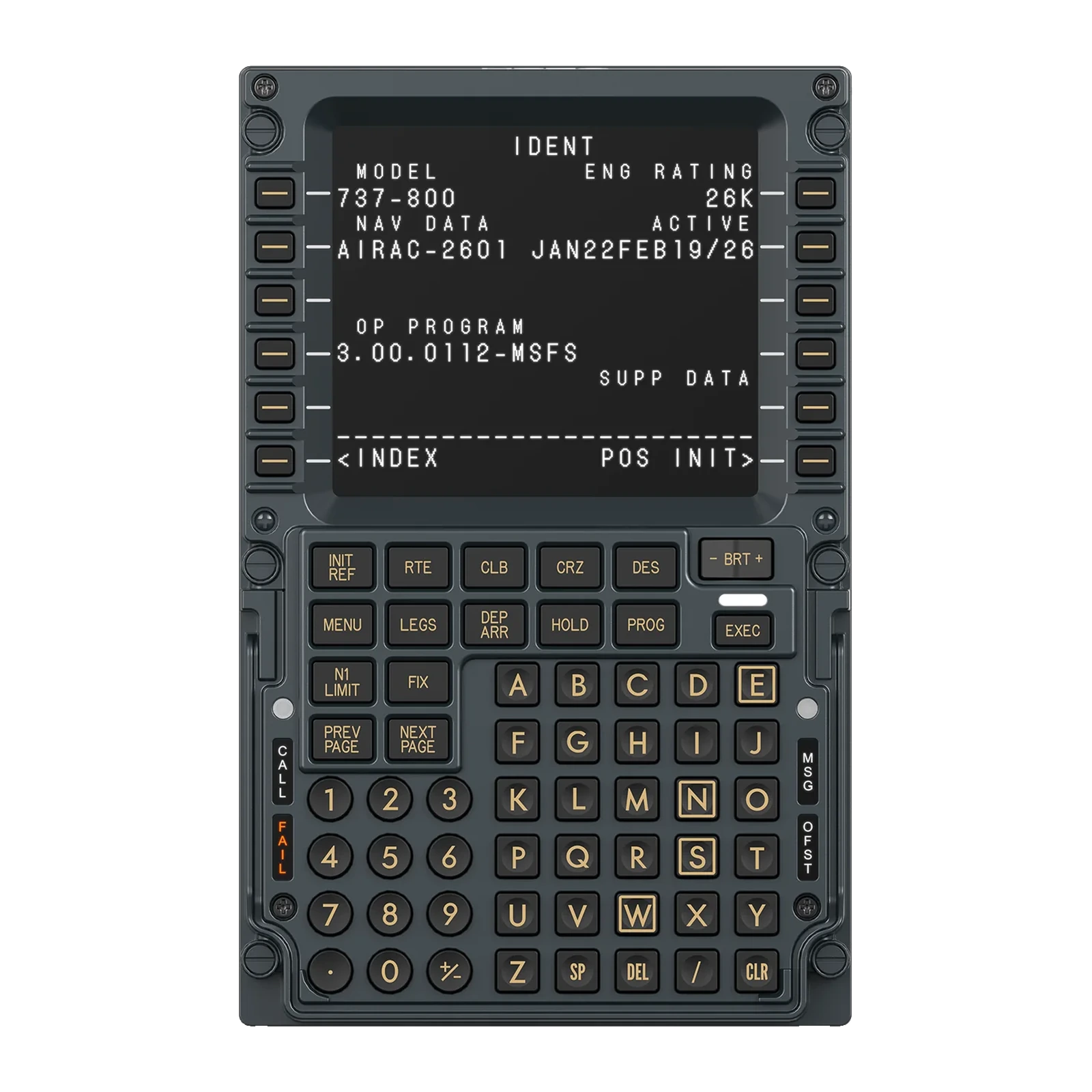 MOZA MB7F Flight Computer Display