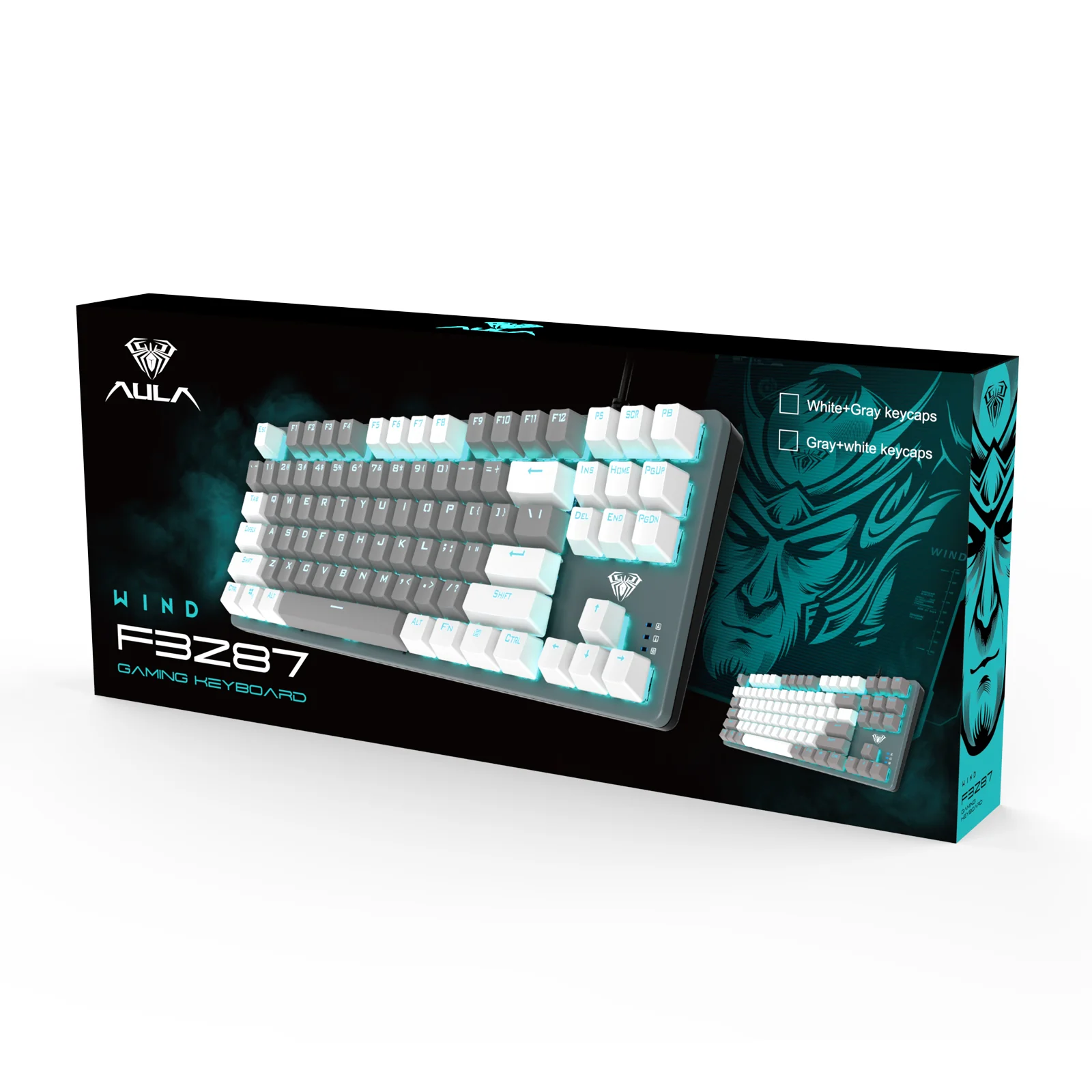 AULA F3287 WIND-series box with the keyboard pictured on the front