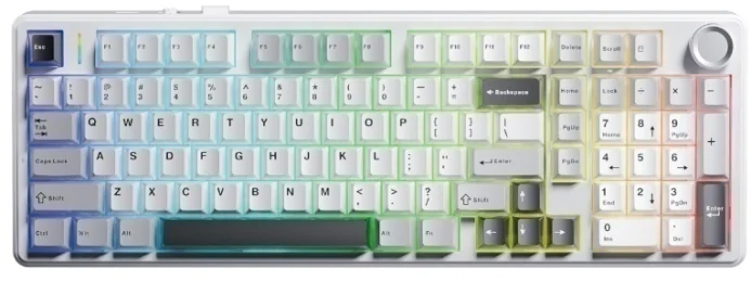AULA F99 Pro в расцветке светло-серый + белый + тёмно-серый