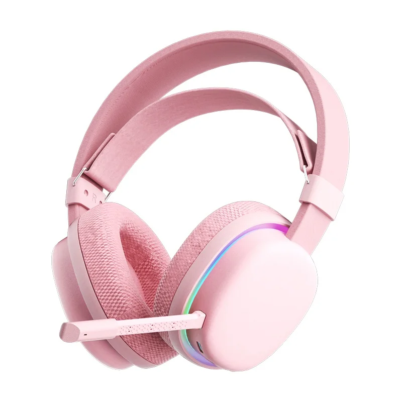AULA G7 в розовом цвете Scarlet Moon Pink со съёмным микрофоном