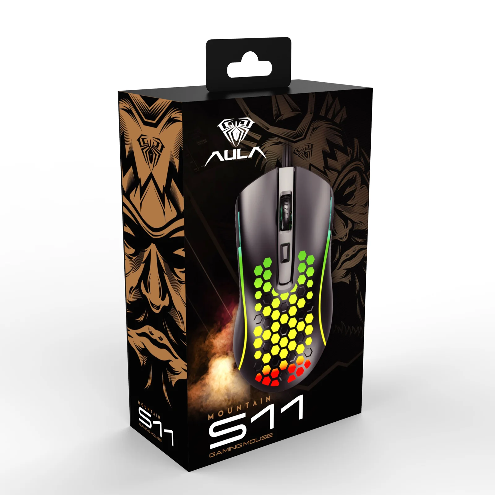 Коробка AULA S11 серии Mountain с изображением мыши