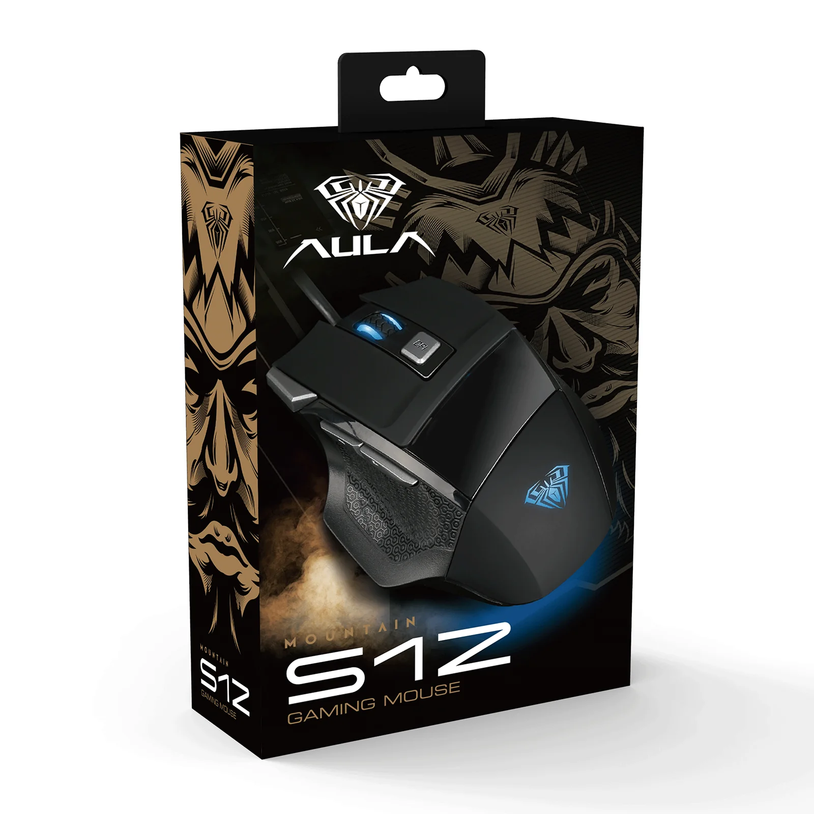 Коробка AULA S12 серии Mountain с изображением мыши
