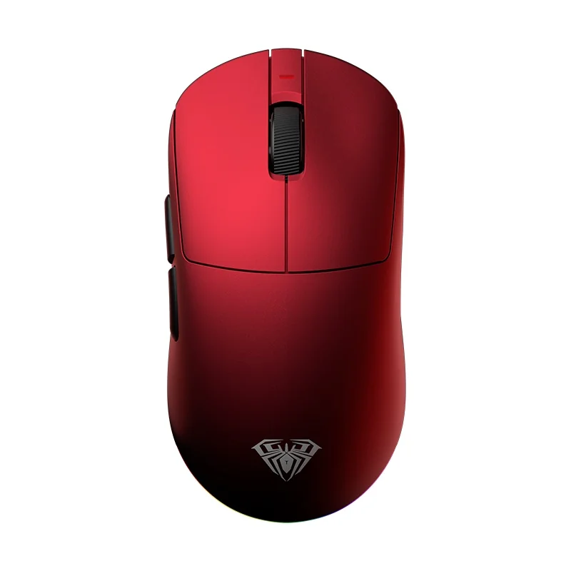 Игровая мышь AULA V9 Pro в цвете Starfighter Red, вид сверху