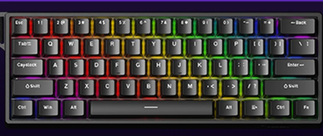 AULA WIN60 colourway 04, the single-colour black build, from AULA's own page
