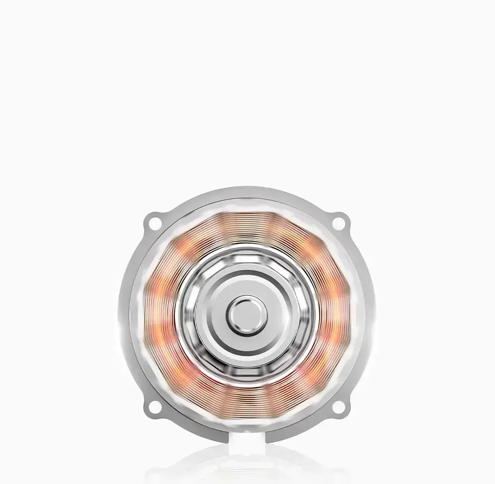 Серводвигатель MOZA AB9 крупным планом: сегментированная обмотка статора