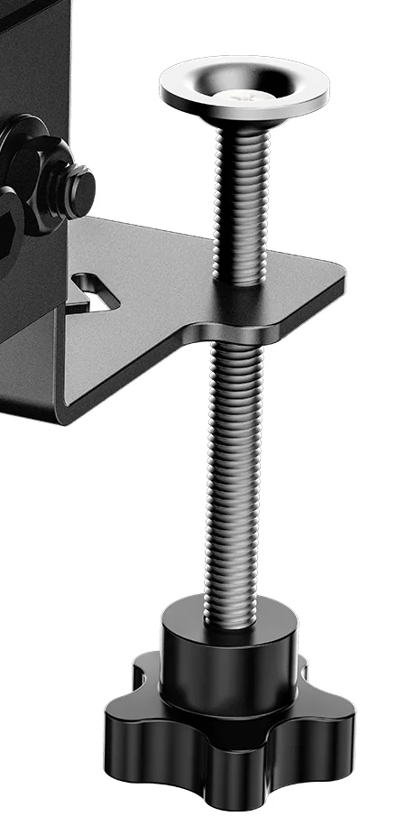Прижимной винт и барашковая рукоятка струбцины MOZA Adjustable Desktop Clamp