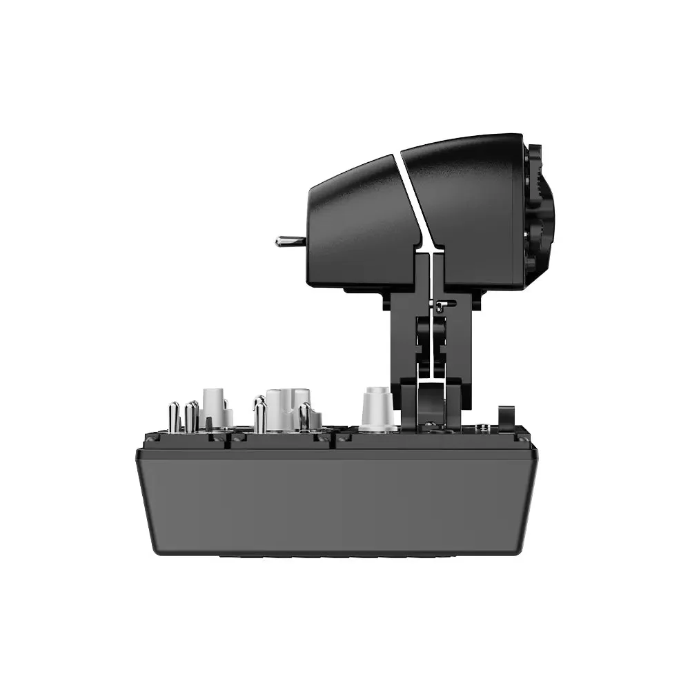 MOZA MTP Throttle сбоку: профиль рукоятки и каретка хода рычага