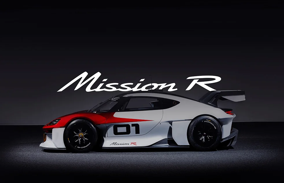 Гоночный прототип Porsche Mission R — автомобиль, по которому сделан руль MOZA