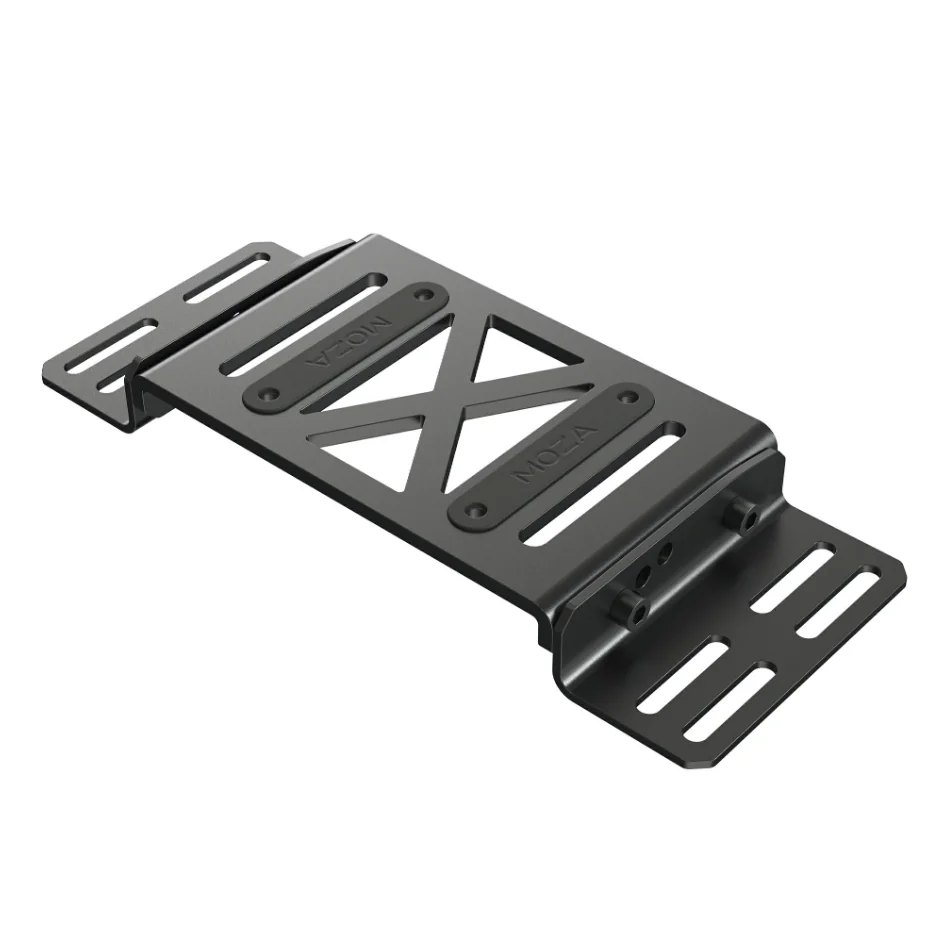 Нижняя монтажная пластина MOZA Table Clamp с продольными пазами и логотипом MOZA
