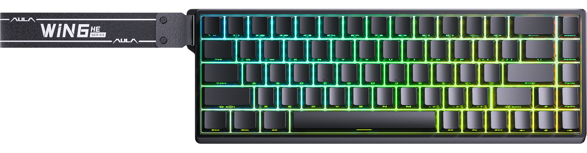 AULA WIN68 HE Black Side-Printed — Graywood
