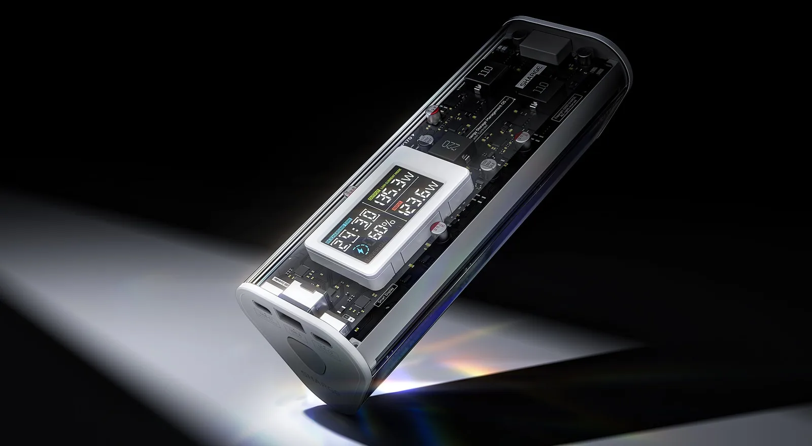 Shargeek 170: light and transparent design
