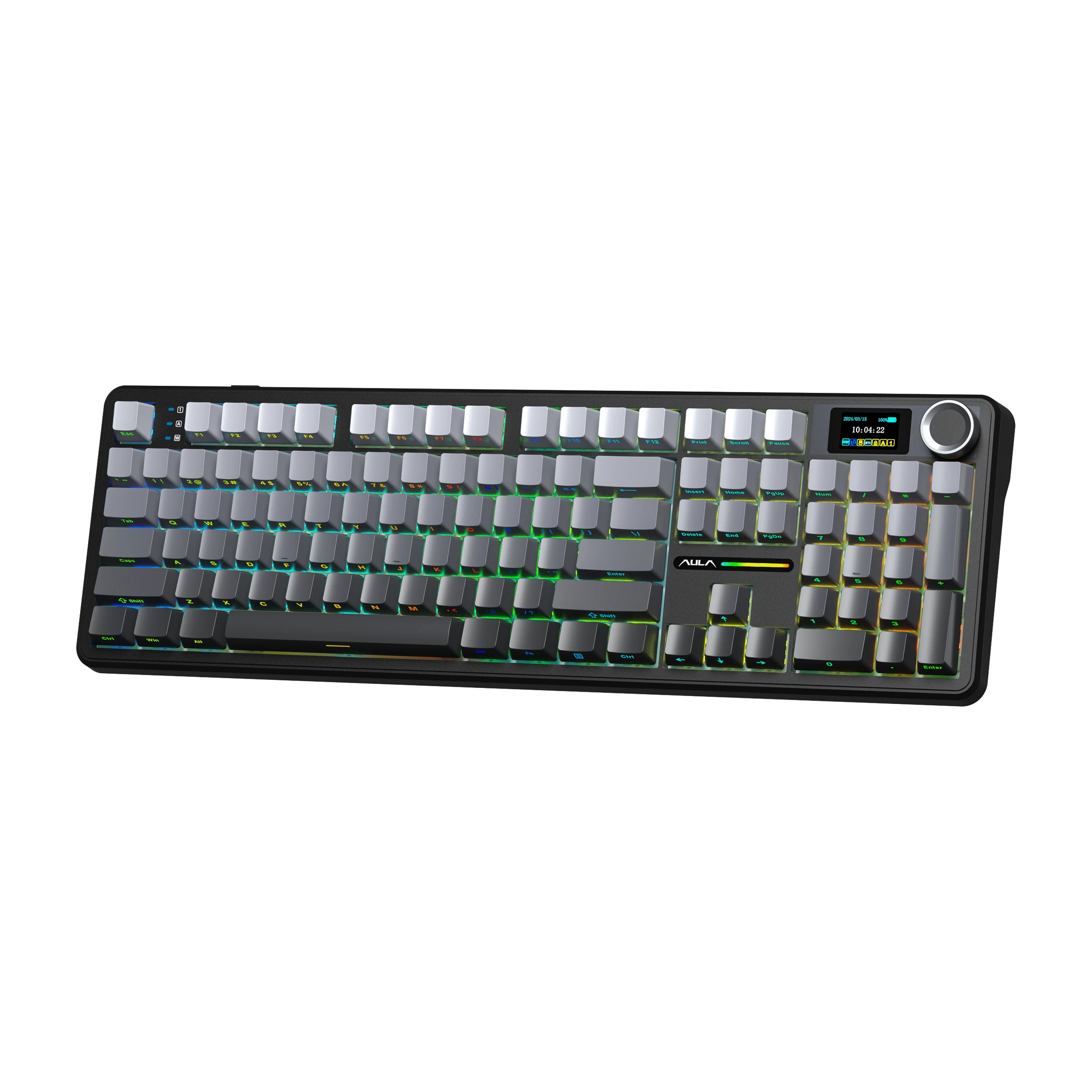 AULA F108Pro — 104 keys for numbers and navigation