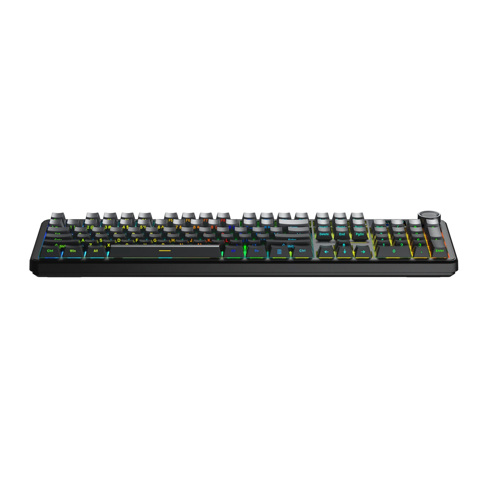 AULA F108 Pro — полноразмерная gasket-клавиатура с tft-экраном