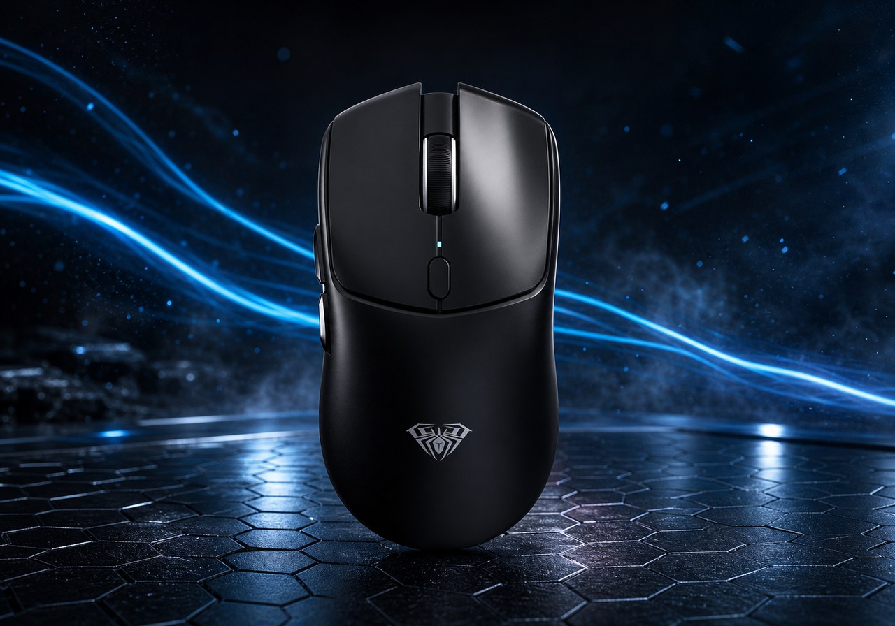 AULA SC580X — беспроводная игровая мышь 12 000 dpi со сменными панелями