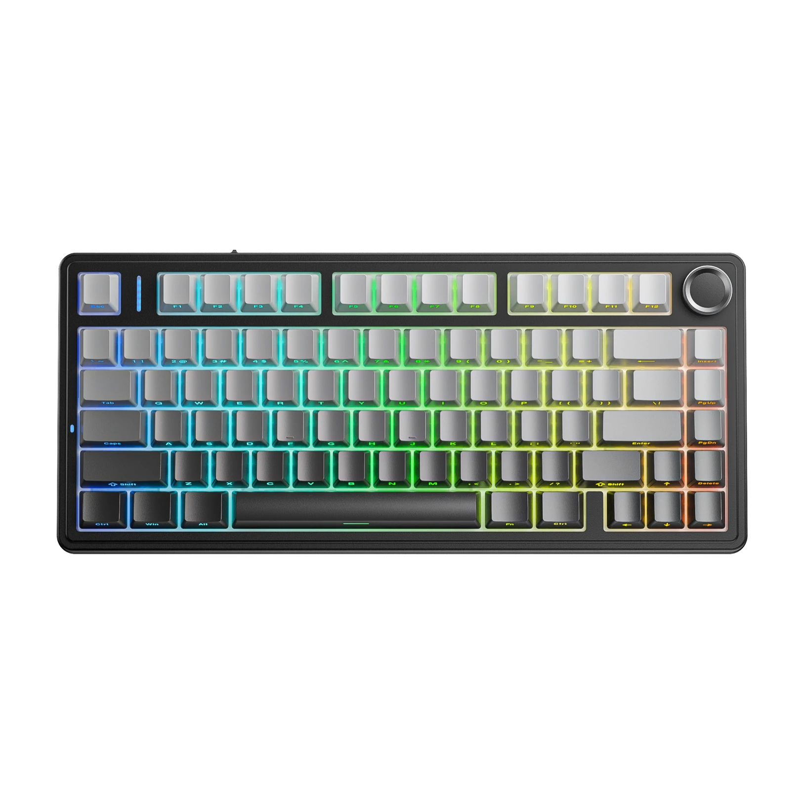 AULA F75 — 80 keys, arrows and a knob