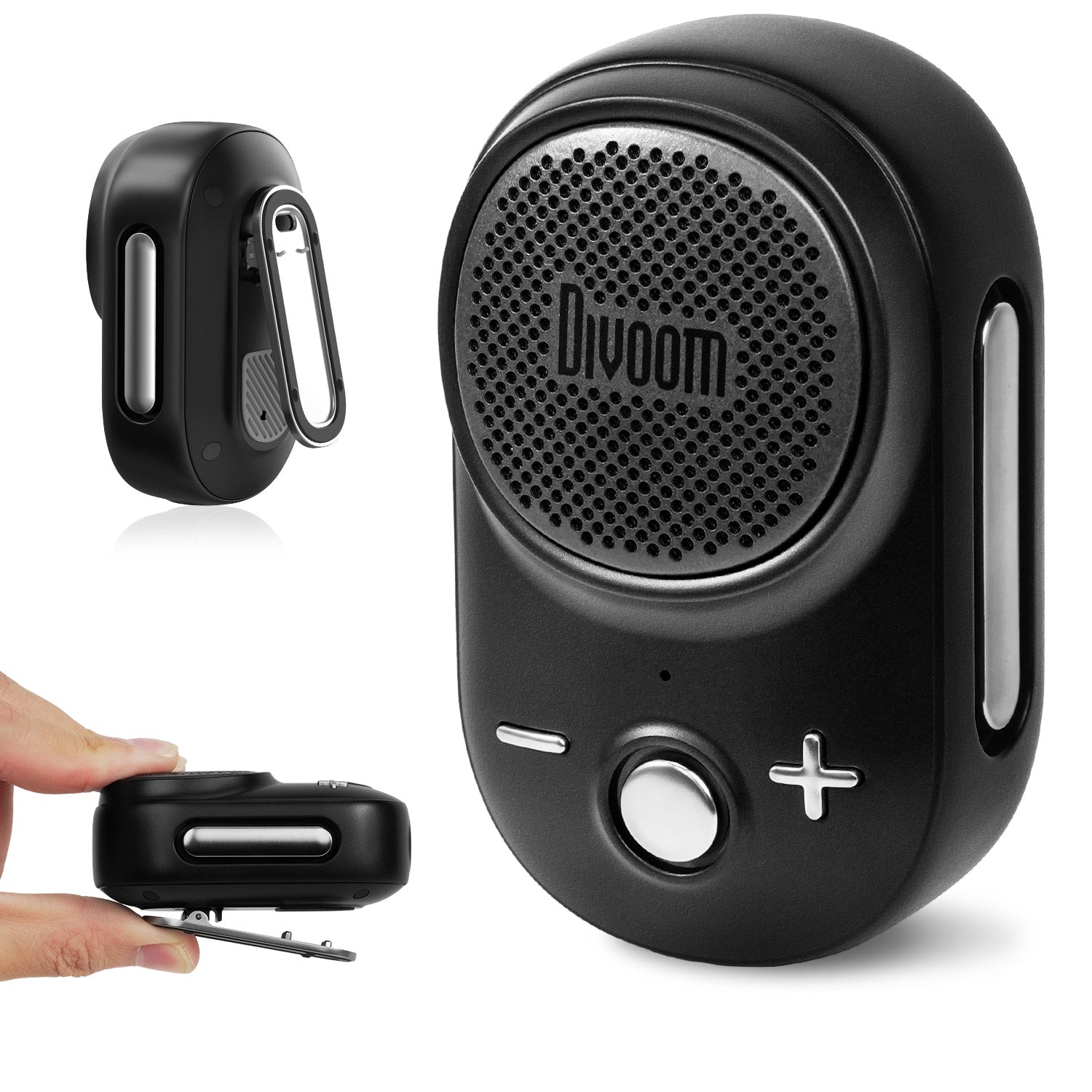 Divoom Itour-S — портативная колонка с клипсой и защитой ip67