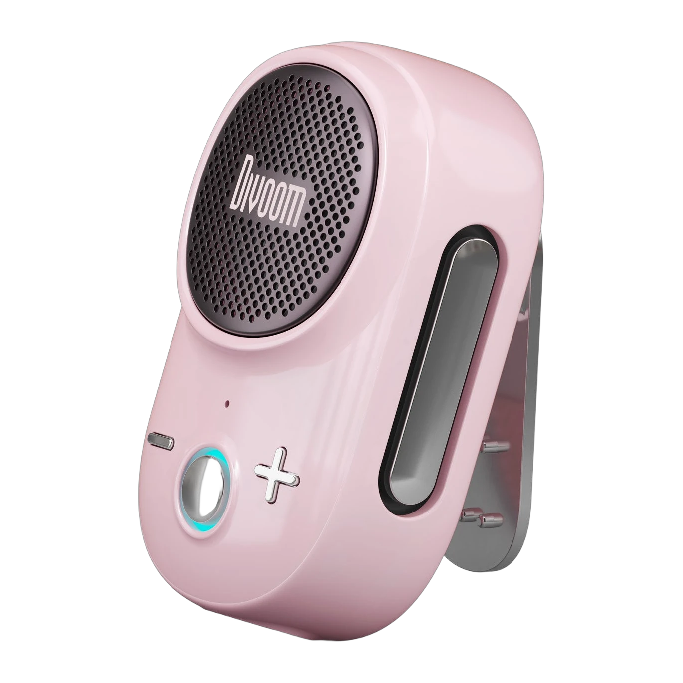 Divoom Itour-S — портативная колонка с клипсой и защитой ip67 — розовый