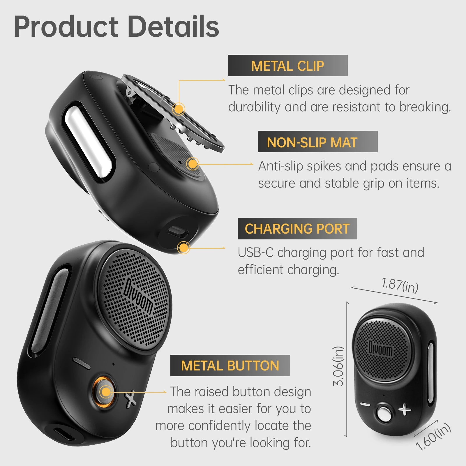 Divoom Itour-S, black — photo 4
