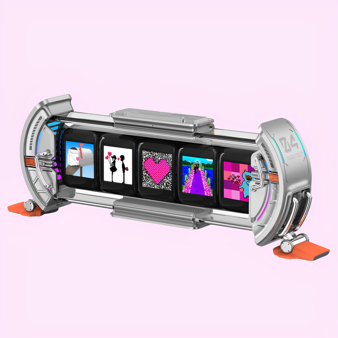 Divoom Times Gate — инфо-дисплей из пяти экранов 128×128
