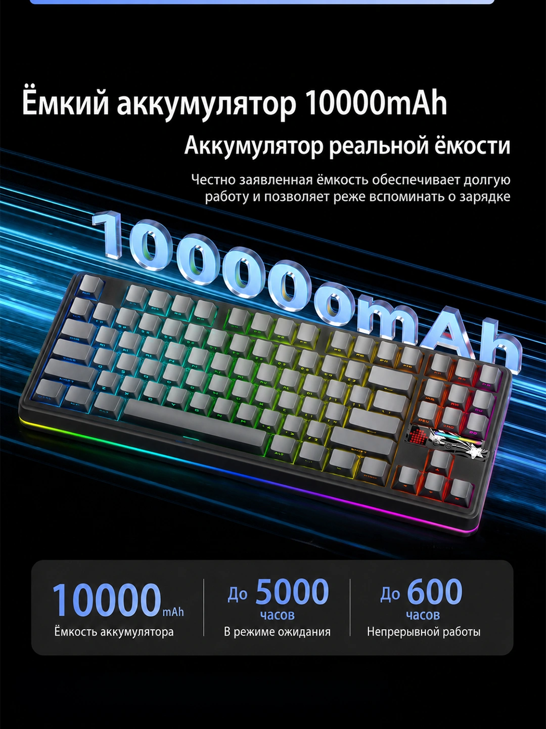AULA F87Pro V2 — Three modes and replaceable switches