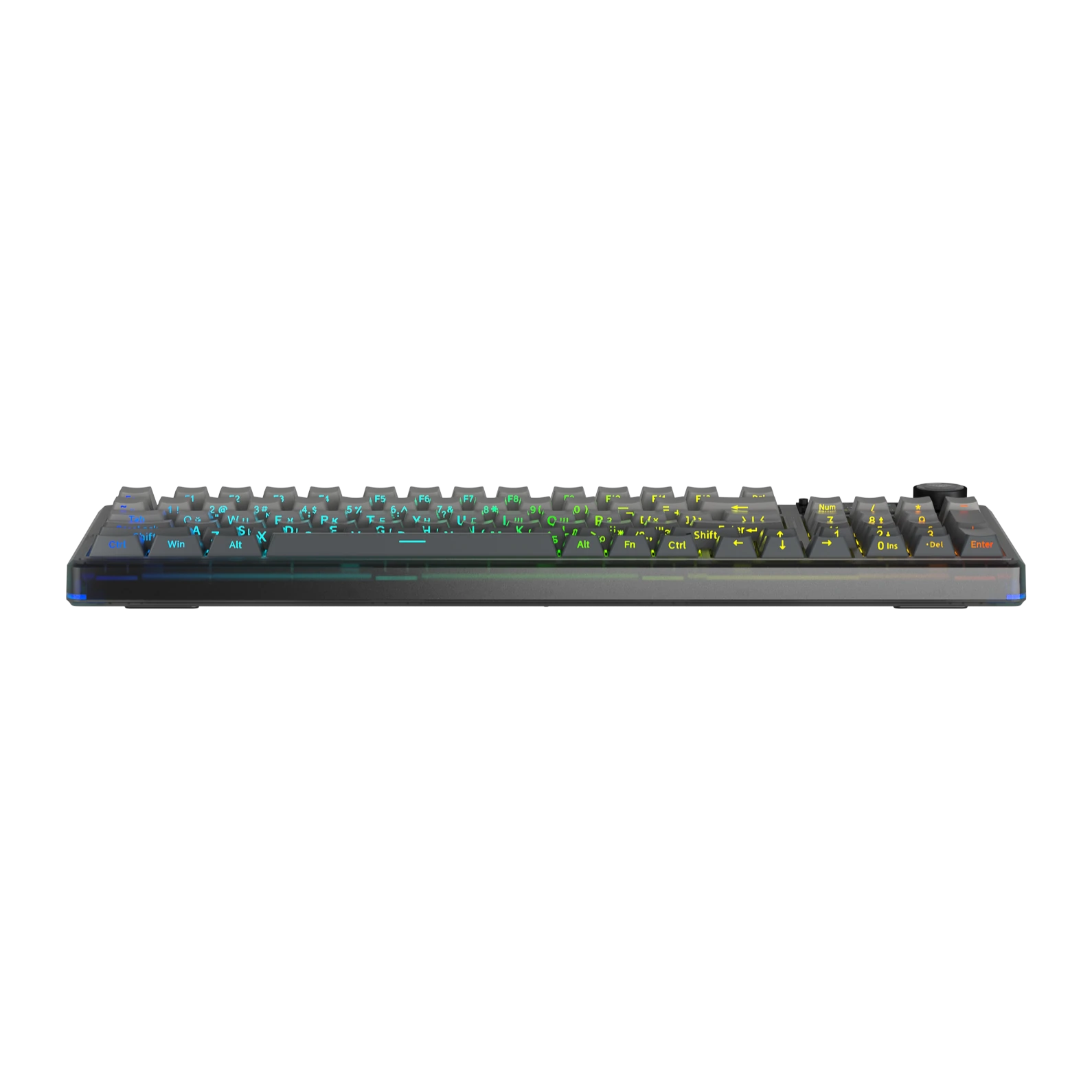 AULA F98 Pro V3 — 96% беспроводная gasket-клавиатура с tft-экраном