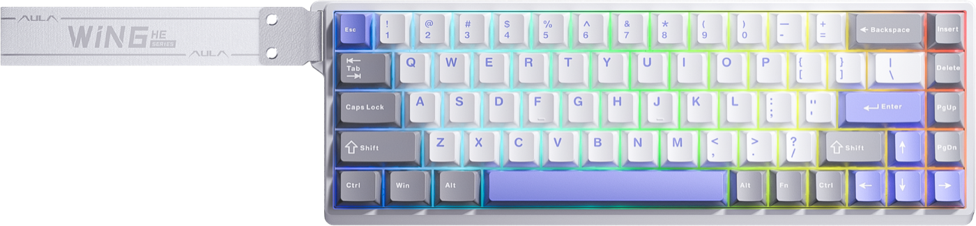 AULA WIN68 HE — проводная магнитная клавиатура с rapid trigger и 8k
