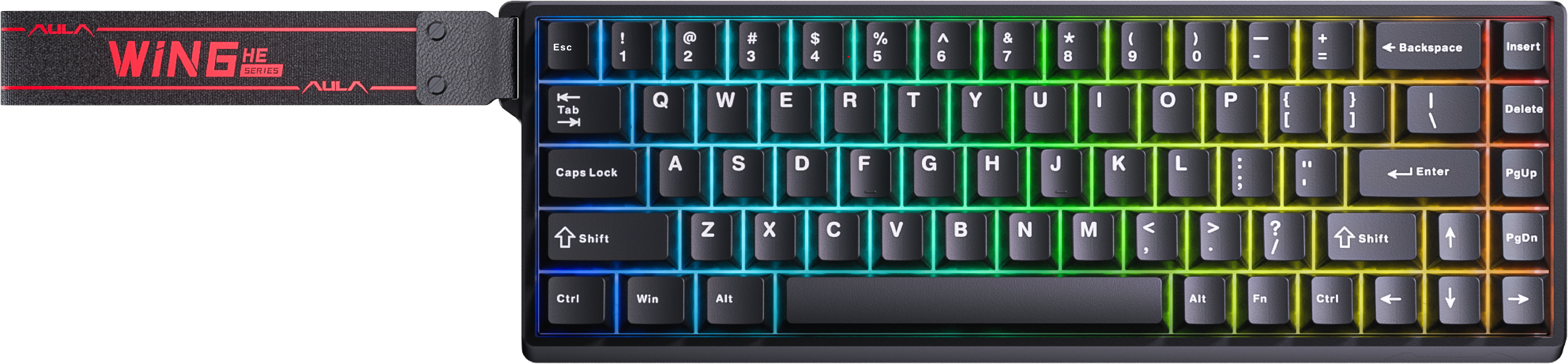 AULA WIN68 HE — проводная магнитная клавиатура с rapid trigger и 8k
